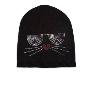 Nuevos Gorros de Punto con Pedrería, Gorros Sólidos con Diseño y Logotipo Personalizados, Gorro Casual Cálido para Mujer, Precio al por Mayor 2026 - Product Image 2