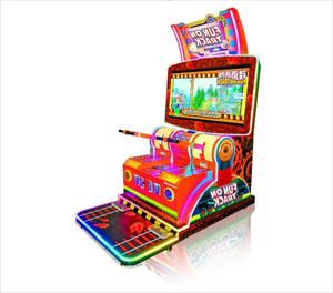Machine de jeu d'arcade Fun on Track, luxe, 2 joueurs, fonctionnant à pièces, simulateur d'aventure ferroviaire électronique pour enfants - Product Image 3