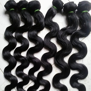 Extensions de cheveux humains vierges brésiliens Remy, ondulés, à trame unique, 4 oz, du fournisseur indien, marque Seven Hills, les plus vendues - Product Image 1