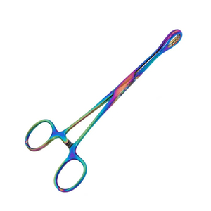 Juego de Instrumentos Quirúrgicos Manuales de Acero Inoxidable de 9.5 Pulgadas con Certificación CE, Pinzas Forester con Mordazas Rectas y Dentadas para Cirugía Básica - Product Image 4