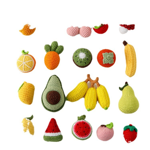 Porte-clés <span class=keywords><strong>Amigurumi</strong></span> Fait Main au Crochet en Forme de Fruit, Cadeau Promotionnel, Cadeau de Noël, Cadeau de Remise de Diplôme, OEM ODM - Product Image 2