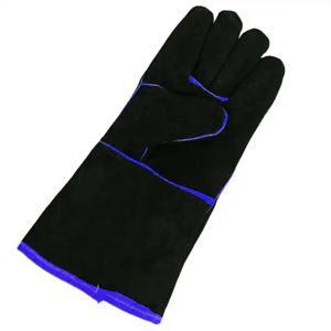 Guantes de Soldadura de Cuero de Alta Visibilidad, Certificación ANSI/EN ISO Clase 1 CE, Logotipo Personalizable, Resistentes al Calor, Reflectantes y de Seguridad - Product Image 2