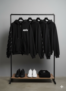 เสื้อฮู้ดซิปประดับคริสตัลแบบกำหนดเอง ผ้าเฟรนช์เทอร์รี่หนานุ่ม คุณภาพดีที่สุดตามความต้องการของลูกค้า ผลิตโดยผู้ผลิตชั้นนำ - Product Image 4