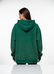 Sudadera con Capucha Personalizada para Hombre con Pedrería, 480 g/m², Tejido French Terry con Lavado Ácido, Estilo Urbano, Talla Grande, Marca ODM - Product Image 3