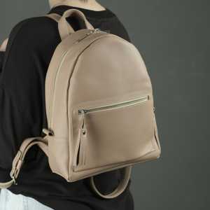 Mochila de Cuero Genuino Personalizada Premium, Bolsas y Maletas de Fábrica OEM, Bolso de Hombro de Cuero para Mujer LSBP-0105 - Product Image 1