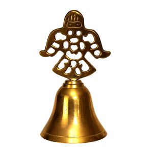 Campana de ancla de barco hecha a mano de latón puro con alto brillo para llamadas, recepción, decoración o regalo. - Product Image 1
