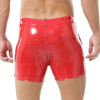 Shorts en cuir légers pour hommes - Design décontracté uni, séchage rapide, taille élastique, haute qualité, pour l'été
