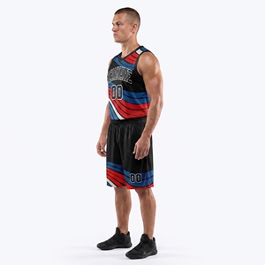 Professional Match Basketball Uniforms Kit Wholesale Custom Sublimated Jersey and Shorts Set OEM ODM Breathable Dry Fit Mesh - Product Image 3