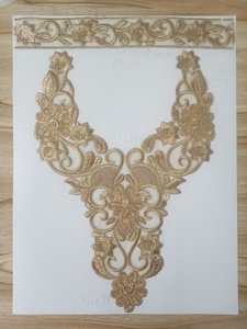 Motifs de broderie exquis pour encolures, patchs, designs personnalisés, tailles variées, tissu non-tissé, vente en gros, dentelle Honey, textiles de maison pour - Product Image 2