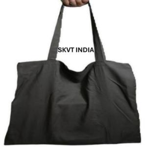 Sac fourre-tout en toile écologique avec doublure en polyester, fermeture éclair réutilisable, impression de logo personnalisé, sac de voyage et de shopping pour femmes - Product Image 2