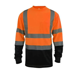 Camiseta de Seguridad Reflectante de Alta Visibilidad ANSI Clase 1 Impermeable con Logotipo Personalizado Color Lima - Product Image 1