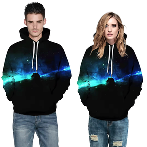 Sweat-shirt à capuche pour homme, sublimation, couleur contrastée, sweat-shirts sublimés élégants en tissu polyester - Product Image 1