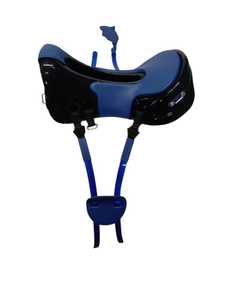 Sillín de Montar Profesional Ligero de Nailon y Cuero para Interiores, Asiento Ergonómico Acolchado, Correas de Sujeción Seguras, 16 Pulgadas, 5-10 - Product Image 1