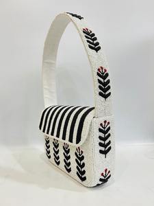 Bolso de mano de verano con cuentas para mujer, bolsos de playa tejidos a mano, bolso de señora, regalo, bolso cruzado bordado - Product Image 5