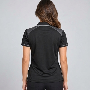 Camiseta Polo de Moda para Mujer, Personalizada con Estampado, Tejido de Algodón Transpirable, Construcción Ligera y Cómoda, Manga Corta, Informal - Product Image 2