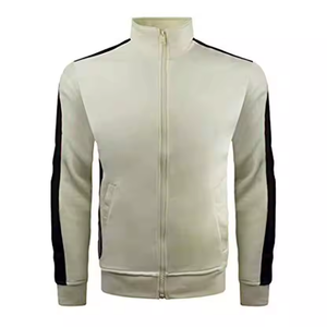 2026 New Men Tracksuit Full <b>Zip</b> Stand Collar Solid Color Side Pockets Polyester Cotton Casual Wear Autumn Regular Fit for sale - Product Image 2