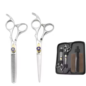 Kits de ciseaux de coiffure, 25 ensembles de ciseaux de coiffure en acier inoxydable, ciseaux professionnels pour barbier - Product Image 4