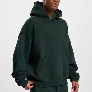 High Quality Cotton <b>Polyester</b> <b>Hoodie</b> 350 GSM Men'S Heavyweight <b>Hoodie</b> Grey <b>Hoodie</b> Heavyweight - Product Image 2