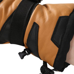 Guantes Cortos de Alta Calidad Unisex de Cuero Genuino, Guantes de Medio Dedo para Ciclismo y Motociclismo, Transpirables - Product Image 4