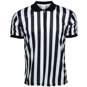 Camiseta de Árbitro Sublimada, Lisa, para Fútbol y Béisbol, Uniforme de Árbitro para Adultos, Manga Larga, Cuello Redondo, 100% Algodón, Talla Grande - Product Image 4