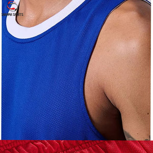 Camisetas de baloncesto sublimadas personalizadas, reversibles, de malla, atléticas, para hombre. - Product Image 3