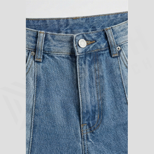 Pantalones Cargo Vaqueros Holgados Vintage Personalizados para Hombre CLOVIX SPORTS, Estilo Y2K, Lavado Ácido, Desgastados, Azules, Ecológicos, Cintura Alta - Product Image 6