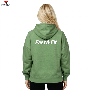 Nouveau style streetwear décontracté : sweats à capuche tricotés à épaules tombantes, respirants, imprimés sur le devant, pour l'hiver - En promotion - Product Image 6