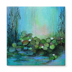 Pintura al Óleo Pintada a Mano de Alta Calidad, Decoración Europea para el Hogar, Estilo Impresionista, Serie de Lirios de Agua de <span class=keywords><strong>Monet</strong></span>, Paisaje, Personalizada - Product Image 1