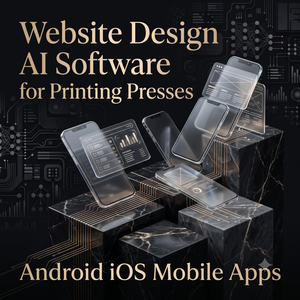 ซอฟต์แวร์ AI ออกแบบเว็บไซต์สำหรับโรงพิมพ์ แอปพลิเคชันมือถือ Android iOS ปลั๊กอิน WordPress Shopify ซอฟต์แวร์ AI ERP CRM สำหรับอีคอมเมิร์ซ - Product Image 1