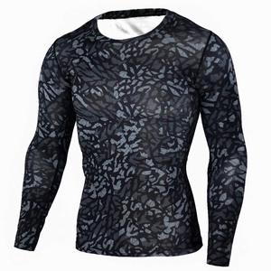 Ropa Deportiva y para Exteriores, Sublimada, Estilo Gimnasio, Material de Tela Deportiva, Camiseta de Manga Larga para Hombre, de Secado Rápido y Compresión - Product Image 4