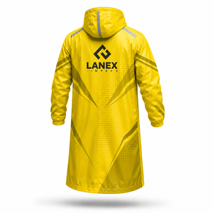 Veste de pluie longue à capuche imperméable personnalisée, réfléchissante, coupe-vent, respirante, pour le travail en extérieur, la pêche, la randonnée - Product Image 3