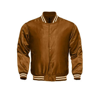 Fashionable Winter Season Club Wear Plain Satin Varsity <b>Jacket</b>-Customized Hot Quality Adult Size Hot Satin <b>Jackets</b> - Product Image 5