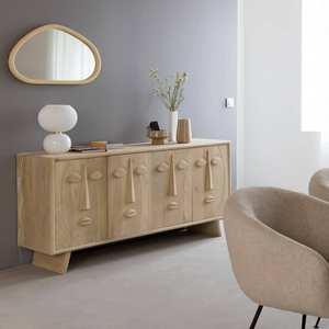 Aparador de madera de mango Vandana Stellar Aureo - Product Image 1