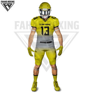 Pantalones de Jersey de Tela de Malla Transpirable para Entrenamiento, Partidos y Juego, Camisetas de Fútbol Americano de Poliéster de Talla Grande, Tops Cortos - Product Image 4