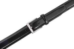 Cinturón de Cuero para Hombre, Cinturón Formal Clásico con Hebilla de Metal, Cinturón Ajustable para Hombre, Duradero, Moldeado en una Sola Pieza - Product Image 2
