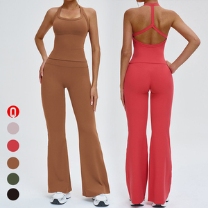 Conjunto de Yoga para Mujer, Ropa Deportiva Personalizada, Bra Deportivo y Leggings, Conjunto de Dos Piezas para Entrenamiento en el Gimnasio - Product Image 1