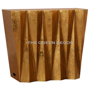 Superior Quality Large Size Gold Color <b>Black</b> Marble <b>Side</b> <b>Table</b> Rectangle Design with Metal Material Top Selling for Living Room - Product Image 5