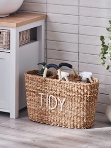 Panier ovale en jonc de mer à 6 compartiments, panier de rangement fait main, vente en gros, écologique, fabriqué au Vietnam - Product Image 6