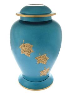 Urnas de cremación de lujo de latón artesanal, hechas a mano, ecológicas, a prueba de fugas, recuerdo funerario para adultos, cenizas humanas decorativas - Product Image 1