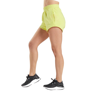 กางเกงขาสั้นขายดีสำหรับผู้หญิง คุณภาพสูง ขายส่ง ระบายอากาศได้ดี แห้งเร็ว เอวยางยืด ผ้าฝ้าย 100% เนื้อนุ่ม - Product Image 3