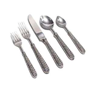 Decorative Cutlery Set Custom Designing Metal Crafts Dinnerware Silverware Set Reusable <b>Flatware</b> Cutleries For Home Decors - Product Image 6