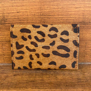 ใหม่กระเป๋าใส่เหรียญหนังแท้พิมพ์ลายสัตว์ขนาดเล็กเคสใส่บัตรกระเป๋าด้านหน้าแบบบางสำหรับผู้หญิงกระเป๋าสตางค์ใส่บัตรเครดิต/ซองใส่เงินสด - Product Image 6