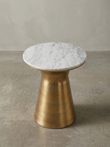 Home Poetry Modern <b>Round</b> Coffee <b>Table</b> With Hammered Finish 42 Cm Diameter Living Room Furniture Contemporary Design - Product Image 6