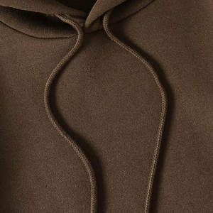 Sudaderas con Capucha Unisex Estilo Urbano al por Mayor, Personalizables con Logotipo Bordado, Sudadera Lisa Marrón - Product Image 4