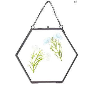 Marco de Fotos Rectangular Vintage Hecho a Mano de Latón y Vidrio para Exhibir Flores Prensadas, Perfecto para Ocasiones Especiales - Product Image 5