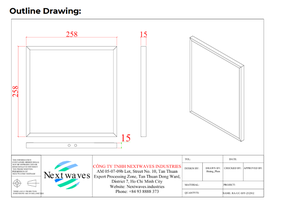 Antena UHF RFID de doble campo cercano CP252501, robusta, ganancia de 10 dBic, 860-960 MHz, fabricada en Vietnam, para seguimiento de inventario - Product Image 2