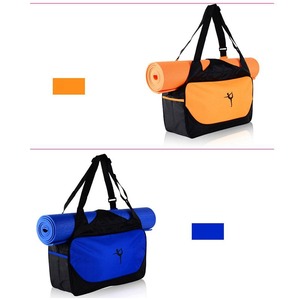 <b>Large</b> Canvas Yoga Bag and Carrier for Women Travel Gym Use with Zipper Closure-Outdoor Yoga <b>Mat</b> Holder - Product Image 6