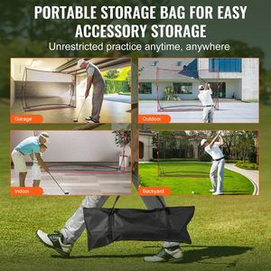 Rete da Golf Portatile per Casa 10.8x7ft, Grande Rete da Allenamento per Uso Interno ed Esterno, Campo Pratica Personale - Product Image 6