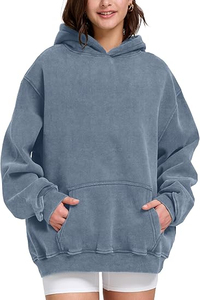 Oversized Hoodie Sweatshirts for Women Couples Heavyweight Hoodies Pullover <b>Vintage</b> Acid Wash <b>Sweaters</b> Pullover 2026 - Product Image 3