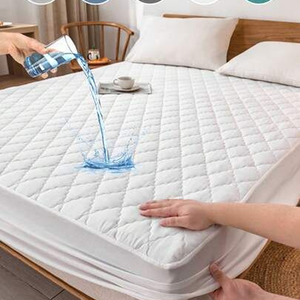 Protège-matelas de luxe en microfibre anti-acariens 200TC toutes saisons pour hôtel avec bande élastique, fabriqué à l'usine de Foshan - Product Image 2